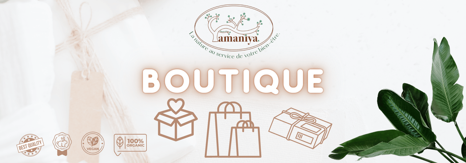 Yamaniya banniière boutique pour phone Yamaniya, la nature au service de votre bien-être