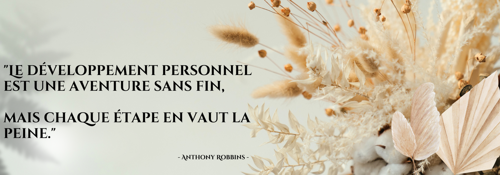 Le développement personnel est une aventure sans fin Le bien-être, une exploration en profondeur :<br />
cinq dimensions fondamentales du bien-être : physique, mentale, émotionnelle, sociale et spirituelle.Citation : Le développement personnel est une aventure sans fin, mais chaque étape en vaut la peine. Anthony Robbins